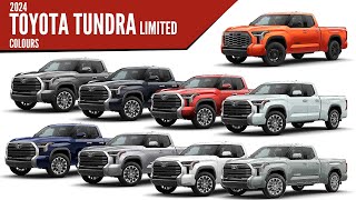 2024 Toyota Tundra Limited – All Color Options – Images  AUTOBICS [upl. by Naawaj]