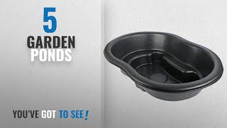 Top 10 Garden Ponds 2018 The Shannon Black Plastic Garden Instant Wildlife Preformed Pond [upl. by Notlit481]