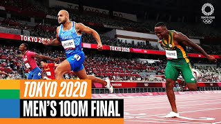 Mens 100m final 🏃‍♂️  Tokyo Replays [upl. by Fidelis741]