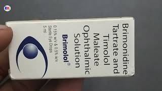 Brimolol Eye Drops  Brimonidine Tartrate and Timolol Eye Drop  Brimolol Eye Drops Uses Benefits [upl. by Aneek253]