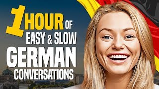 Learn GERMAN A 1HOUR Beginner Conversation Course for daily life  OUINOcom [upl. by Ailen]