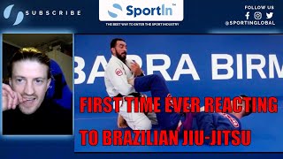 First time ever reacting to Brazilian JiuJitsu  SportIn Global React [upl. by Sumerlin]