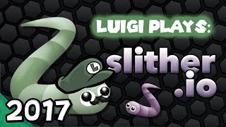 Luigi Plays SLITHERIOOO 2017 [upl. by Berga102]