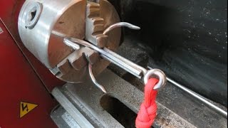 Mini Lathe Project Mini Grappling Hook [upl. by Castorina509]