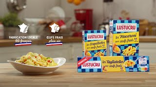 Les Pâtes aux Œufs Frais Lustucru  Publicité TV 2024 [upl. by Ahsiele]