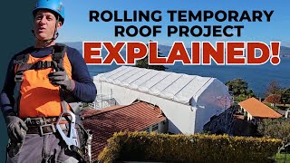 Rolling Temporary SmartRoof Project in Rotorua  Learn how it worked [upl. by Nauqel]