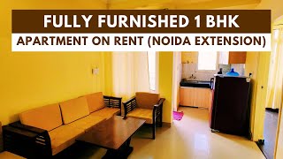 1 BHK Apartment for Rent in Noida Extension  Greater Noida West  Fully Furnished  1 BHK Flat [upl. by Hendricks853]