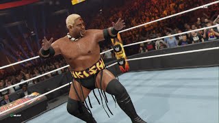 Rikishi Entrance and Dance  WWE2K24  Neon Nights Gamer [upl. by Htidra]