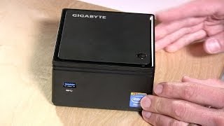 Gigabyte Brix GBBXBT2807 Fanless Mini PC Review  XBMC Gaming Windows 8 [upl. by Ainaznat443]