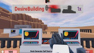 KILLING 1x1x1x1 WITHOUT THE BUTTON  Roblox The Classic Arsenal [upl. by Orrocos501]