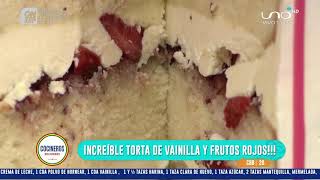 TORTA DE VAINILLA Y FRUTOS ROJOS [upl. by Marvella427]