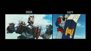 Voltes V vs Dainegu Daiga  Negg beast fighter 2023 vs 1977  SuperHiro Action [upl. by Paolina]