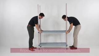 How to set up Metromax Shelving Units [upl. by Ardnuasac]