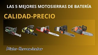 Descubre las Mejores Motosierras a batería calidad precio Bosch Ryobi Einhell Worx y Husqvarna [upl. by Halac]