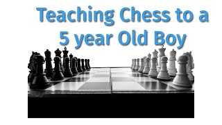 Live Teaching Chess to a 5 year Old boy in Google meet chess [upl. by Millham]