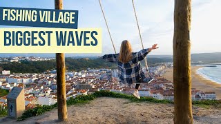 Most Beautiful Part of Portugal  Nazaré Travel Guide [upl. by Nesiaj]