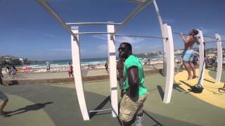 Video Tour of Bondi Beach New Outdoor Gym [upl. by Solley171]