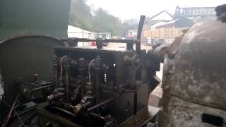 Aveling Barford Diesel RollerRuston Engine [upl. by Justis]