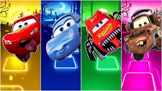 Lightning McQueen🆚 Sally Carrera 🆚Spider Eater MCQueen🆚Mater  Who Is best  Coffin Danse Song [upl. by Mehetabel]