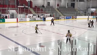 Ringuette Benjamin B pre season game StLaurent vs Vaudreuil [upl. by Aneehs]