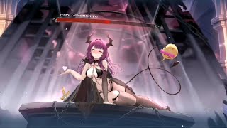 Azur Lane Devonshire Sadistic Demon L2D Skin All Animations Secrets  Oath [upl. by Gascony]