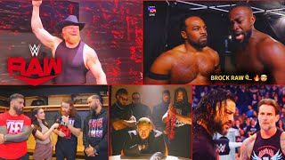 Brock Lesnarr ki Aag ☝️🔥 Brock Name  Solo message ROMAN REIGNS  Jey Uso wwe raw highlights [upl. by Goldy]