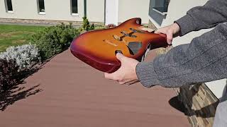 Tobacco Sunburst Strat Body [upl. by Blainey]