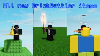 All newly added Brickbattler items  Ability Wars [upl. by Bertold]