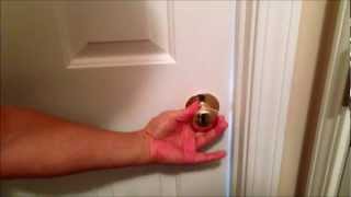 How To Pick A Bathroom Or Bedroom Door Lock [upl. by Yznil]