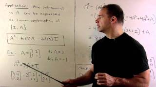 Verify Cayley Hamilton theorm and also find the inverse of matrix using characteristics equation [upl. by Kcirdor]