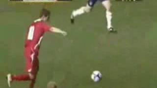 Aaron Ramsey Goal Vs England U21s [upl. by Alleira]