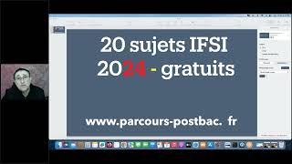 Préparation concours infirmier 2025 avec tous les sujets IFSI tombés en 2024 Sujets corrigés [upl. by Si]