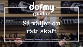 Dormy guidar  välj rätt skaft [upl. by Mckinney]