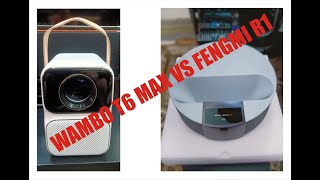 Wanbo T6 Max LED vs Fengmi R1 Laser 1080p Projectors [upl. by Notgnillew374]