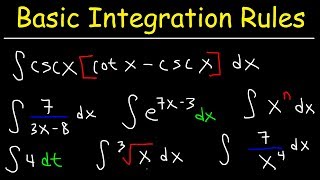 Basic Integration Problems [upl. by Dowzall]