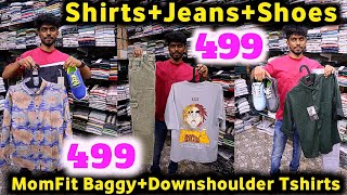 🏃‍♂️Bumper 2 Days Offers‼️ ShirtsShoesJeans ₹499  DownshoulderMomFit Baggy ₹499  Metro Menswear [upl. by Monarski]