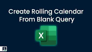 How To Create A Rolling Calendar From Blank Query [upl. by Osnohpla612]