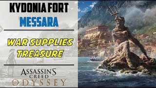 Kydonia Fort  Messara  War Supplies and treasure location  AC ODYSSEY [upl. by Mat326]