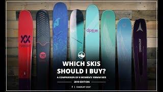 2019 Womens 100 mm All Mountain Ski Comparison [upl. by Husch]