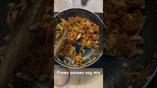 Prawn paneer stir fry prawnrecipe [upl. by Motch]