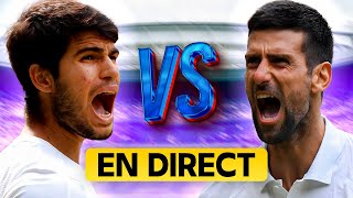 🔴 LIVE Wimbledon  La Finale DJOKOVIC  ALCARAZ commentée EN DIRECT [upl. by Atok]