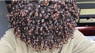 Men amp Women Curly Hair Routine  Shingling Method [upl. by Ailey]