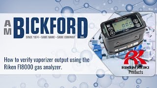 How to verify vaporizer output using Riken FI8000 gas analyzer [upl. by Parker]