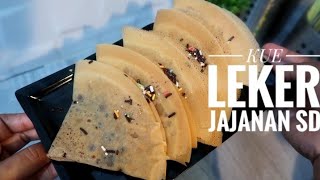 resep KUE LEKER crispy  jajanan sd  jajanan jadul [upl. by Emoraj]