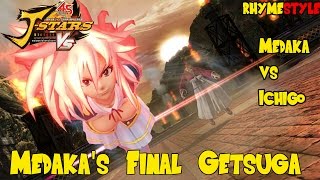 Medaka Box x Bleach War Goddess Mode Medaka vs Hollow Mask Ichigo JStars Victory VS [upl. by Yelnek]