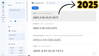 Cómo Agregar Fuentes Tipográficas a tu Pagina Web  Google Fonts [upl. by Yecad]