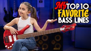 My TOP 10 Favorite BASS LINES  Part 3 [upl. by Raeann]