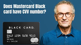 Does Mastercard Black card have CVV number [upl. by Intyre]