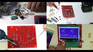 DIY M12864 Graphics Version Transistor Tester Kit from Banggood [upl. by Smukler56]