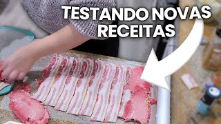 VOCÊS PRECISAM FAZER ESSA CARNE FICA UM ESPETÁCULO MERCADO BRASILEIRO😅 ELE QUE COME E EU QUE ENGORDO [upl. by Aniat]